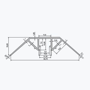 TEMPOLISTEL® A139 Profil pro LED - Obrázek 2